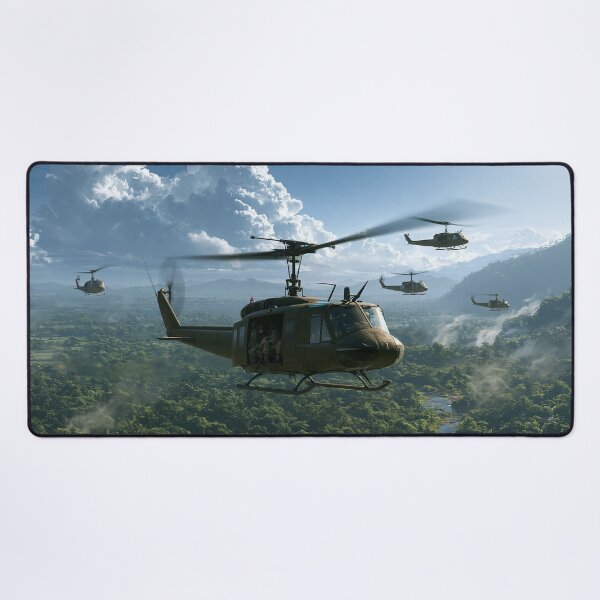 Item preview, Hueys Over The Green Inferno designed and sold by Skyframe Aviation.