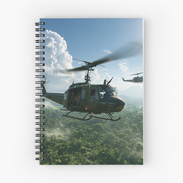 Item preview, Helicópteros Bell UH-1 Huey en patrulla designed and sold by Skyframe Aviation.