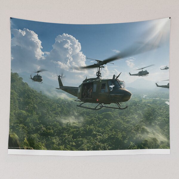 Item preview, Bell UH-1 Hueys On Patrol designed and sold by Skyframe Aviation.