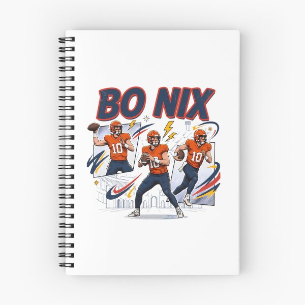 Item preview, Bo Nix Retro Football Pop Art Sports Fan designed and sold by BurnTheBeansg.