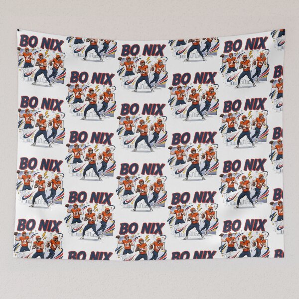 Item preview, Bo Nix Retro Football Pop Art Sports Fan designed and sold by BurnTheBeansg.