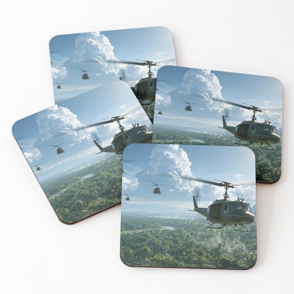 Item preview, Hueys Into The Jungle designed and sold by Skyframe Aviation.