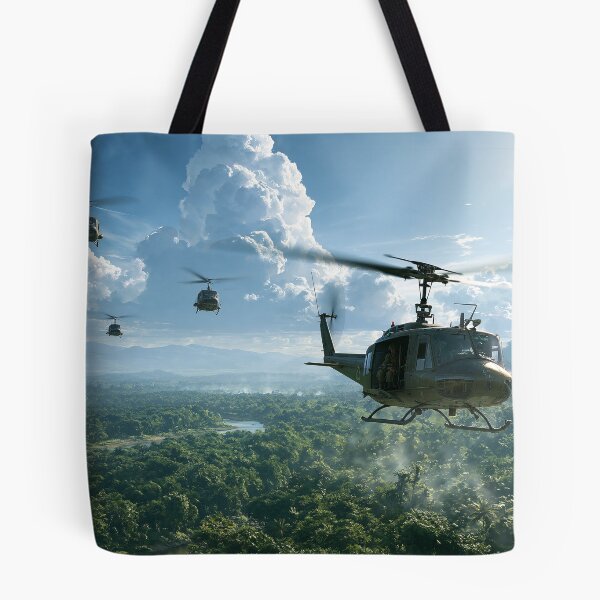 Item preview, Hueys Into The Jungle designed and sold by Skyframe Aviation.