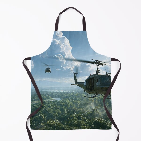 Item preview, Hueys Into The Jungle designed and sold by Skyframe Aviation.