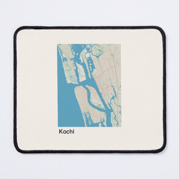Item preview, Kochi Minimalistic Map Art designed and sold by MapsNerd.