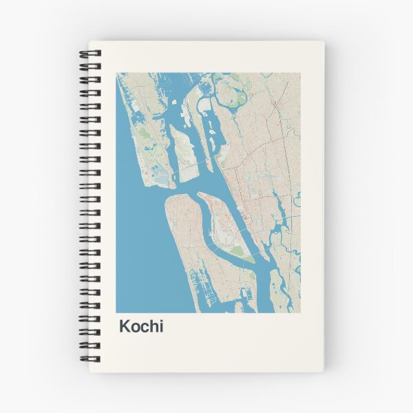 Item preview, Kochi Minimalistic Map Art designed and sold by MapsNerd.