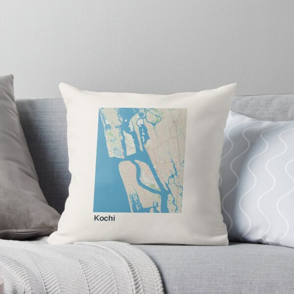 Item preview, Kochi Minimalistic Map Art designed and sold by MapsNerd.