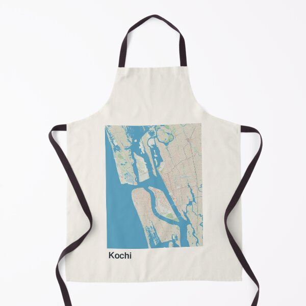 Item preview, Kochi Minimalistic Map Art designed and sold by MapsNerd.