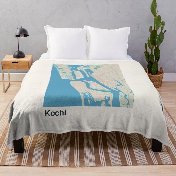 Item preview, Kochi Minimalistic Map Art designed and sold by MapsNerd.
