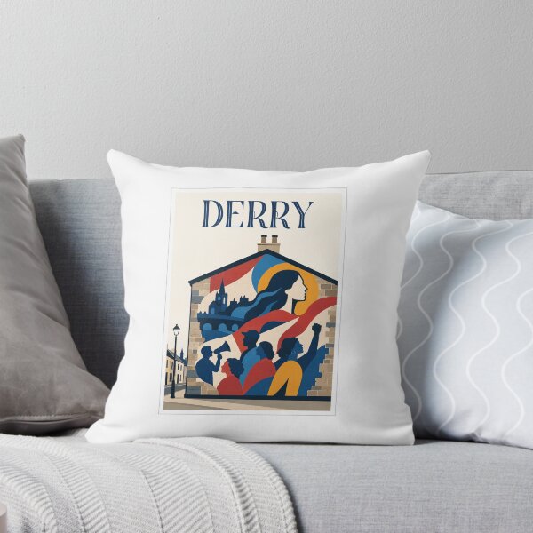 Item preview, Derry Northern Ireland Travel Mural Poster   designed and sold by Beyond Destinations.