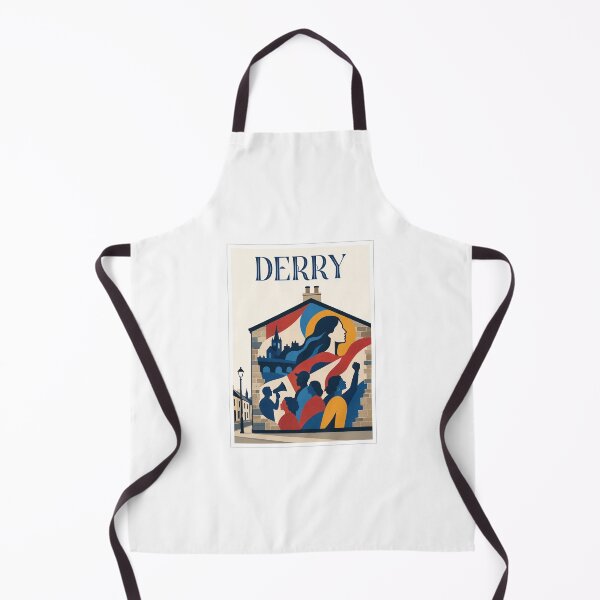 Item preview, Derry Northern Ireland Travel Mural Poster designed and sold by Beyond Destinations.
