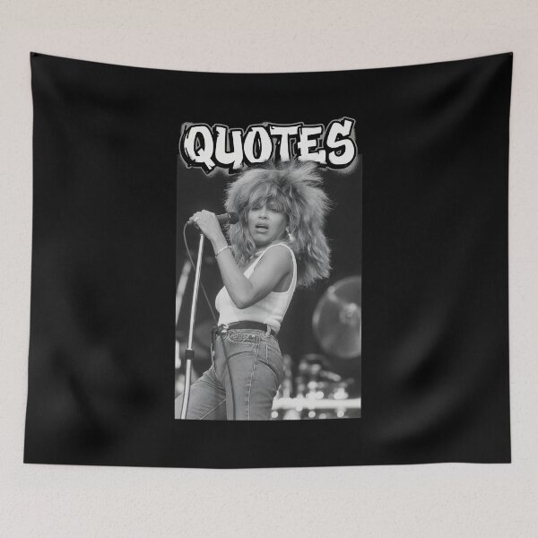 Item preview, Tina Turner Iconic Performer Black and White Image designed and sold by Annabelummings.