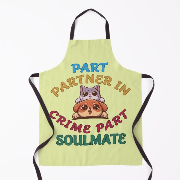 Item preview, Cute Cat and Dog Partner in Crime Soulmate Design designed and sold by zaoroo shop.
