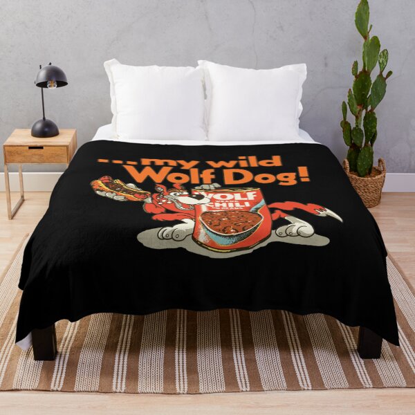 Item preview, My Wild Wolf Dog Chili Retro Cartoon Art designed and sold by Annabelummings.