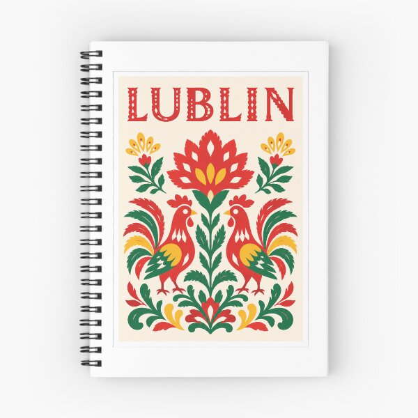 Item preview, Lublin Poland Folk Art Roosters Poster designed and sold by Beyond Destinations.