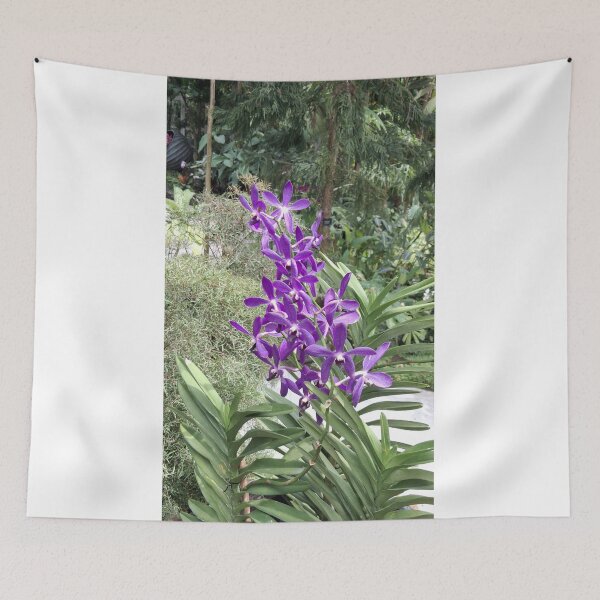 Item preview, Vintage Purple Orchid Spike Botanical Flower Photo designed and sold by ChotipahArt.