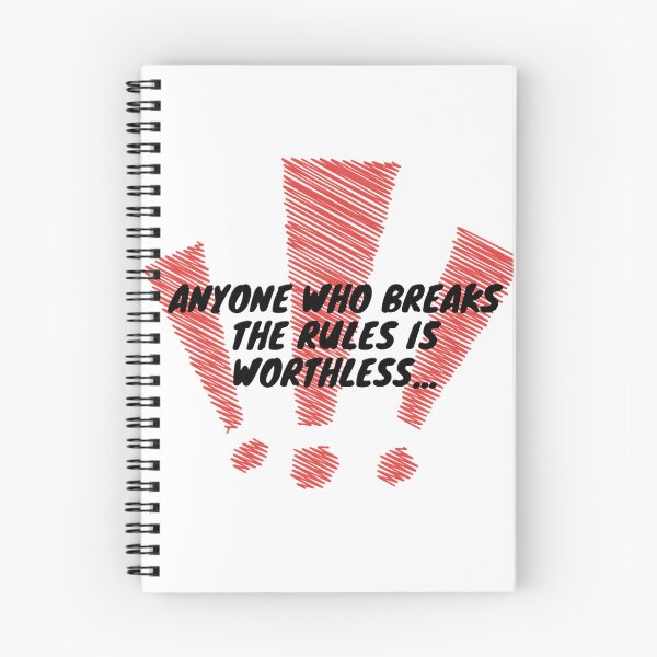 Item preview, Anime Rules Quote - Red Scribble Exclamation Marks designed and sold by Nela-&-Lena.