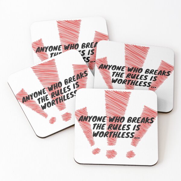 Item preview, Anime Rules Quote - Red Scribble Exclamation Marks designed and sold by Nela-&-Lena.