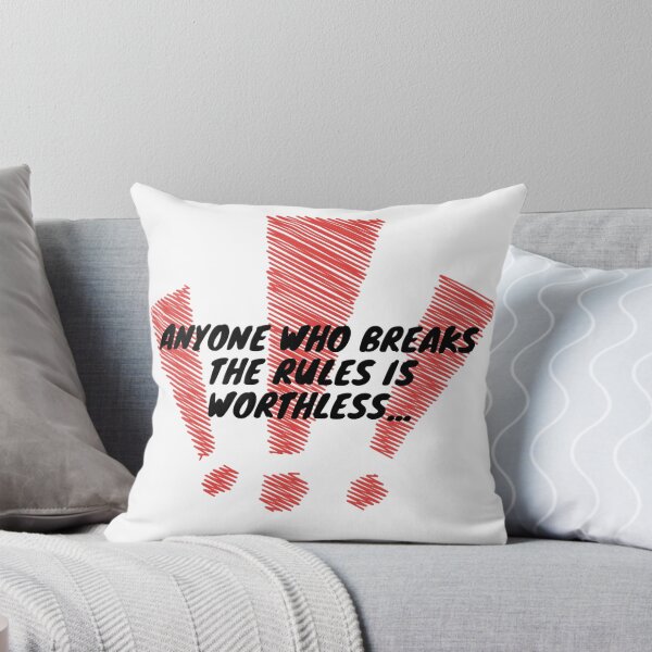 Item preview, Anime Rules Quote - Red Scribble Exclamation Marks designed and sold by Nela-&-Lena.