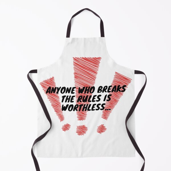 Item preview, Anime Rules Quote - Red Scribble Exclamation Marks designed and sold by Nela-&-Lena.