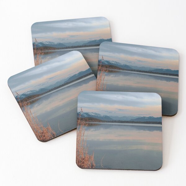 Item preview, Sunset on Lake Rieg, Bavaria, Germany designed and sold by Kasia Design.