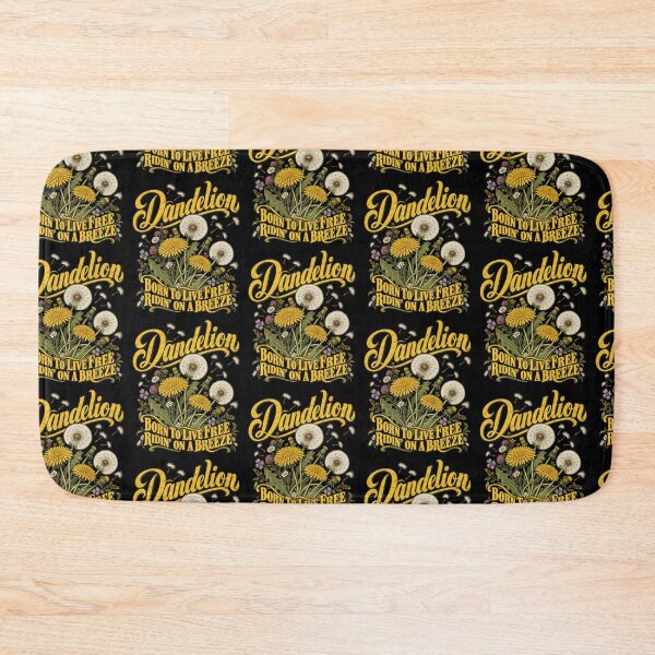 Item preview, Dandelion Born To Live Free Floral Nature Retro Design designed and sold by SEINENGAPPI23.