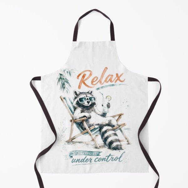 Item preview, Relax Nothing Is Under Control Funny Raccoon Meme Chill Chaos Humor  designed and sold by PurrfectHome.