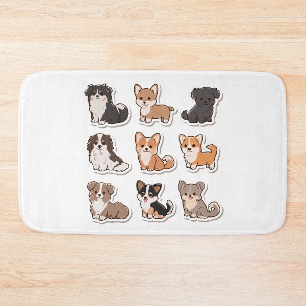 Item preview, Adorable Corgi & Puppy Dog Chibi Art designed and sold by NicolasGlowArt.