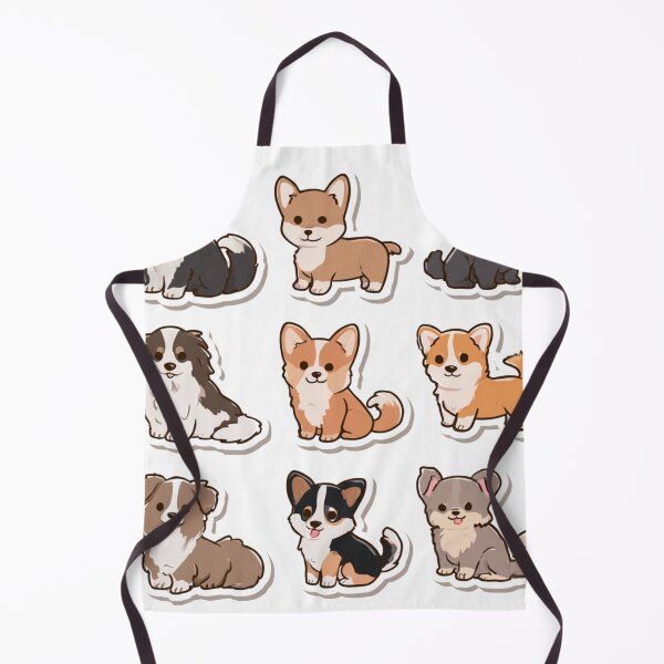 Item preview, Adorable Corgi & Puppy Dog Chibi Art designed and sold by NicolasGlowArt.