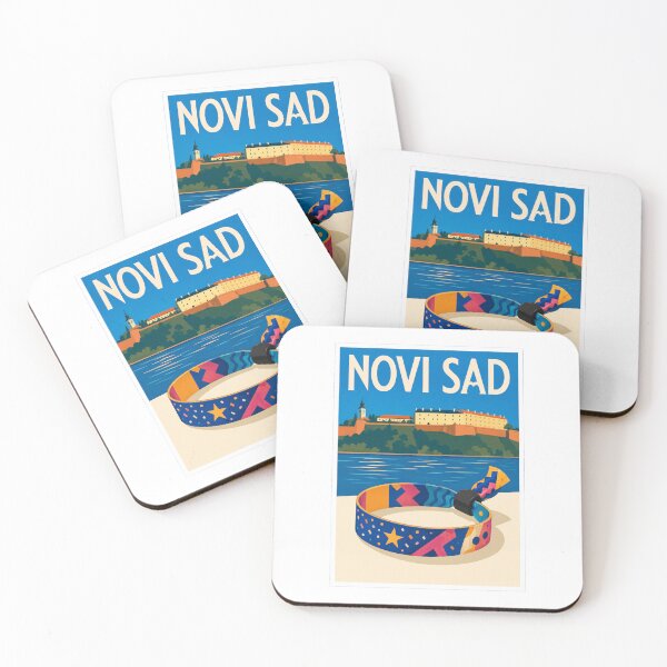 Item preview, Novi Sad Serbia Festival Wristband Poster designed and sold by Beyond Destinations.