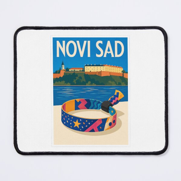 Item preview, Novi Sad Serbia Festival Wristband Poster designed and sold by Beyond Destinations.