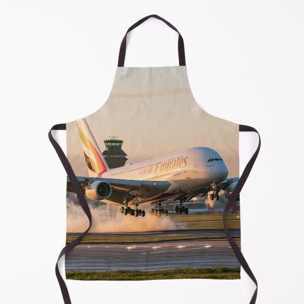 Item preview, Emirates A380 Landing At Manchester designed and sold by Skyframe Aviation.