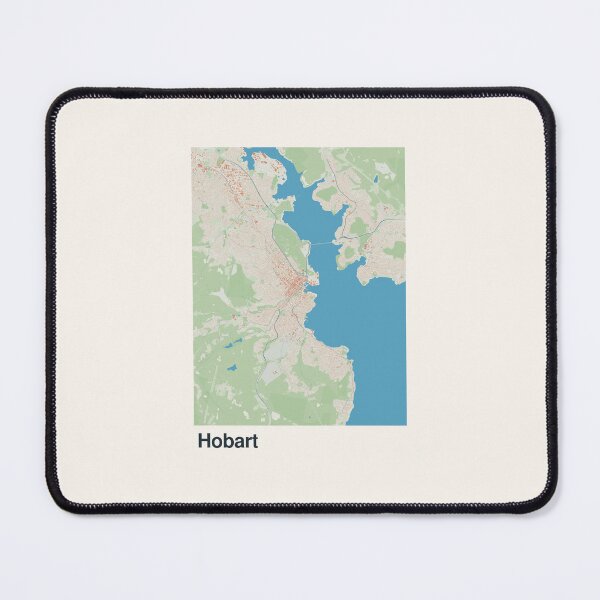 Item preview, Hobart Minimalistic Map Art designed and sold by MapsNerd.