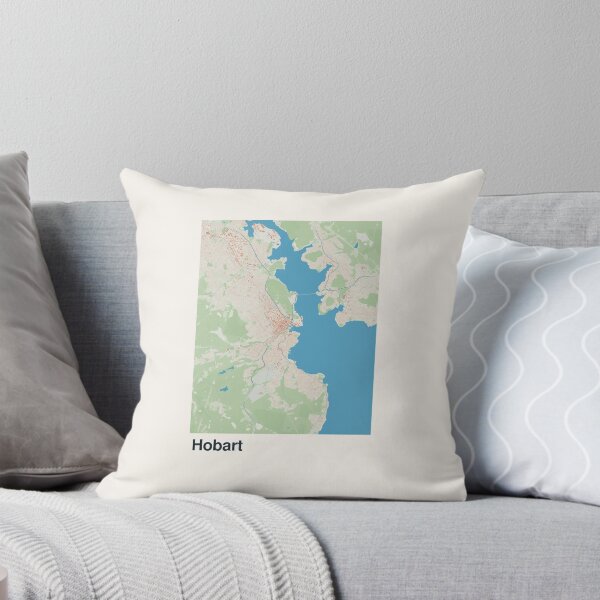 Item preview, Hobart Minimalistic Map Art designed and sold by MapsNerd.