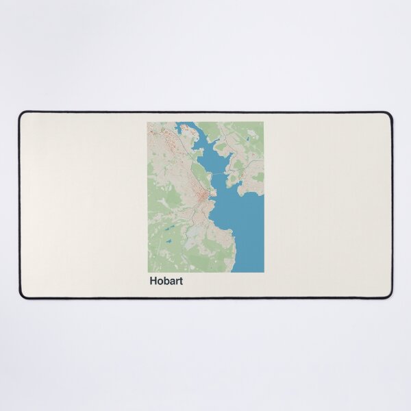 Item preview, Hobart Minimalistic Map Art designed and sold by MapsNerd.