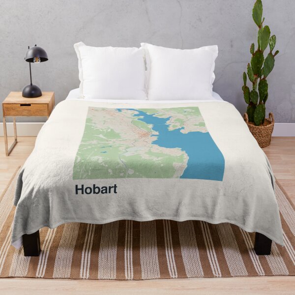 Item preview, Hobart Minimalistic Map Art designed and sold by MapsNerd.