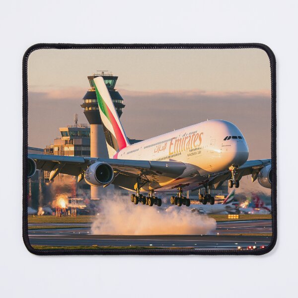 Item preview, Emirates A380 Touchdown At Manchester designed and sold by Skyframe Aviation.