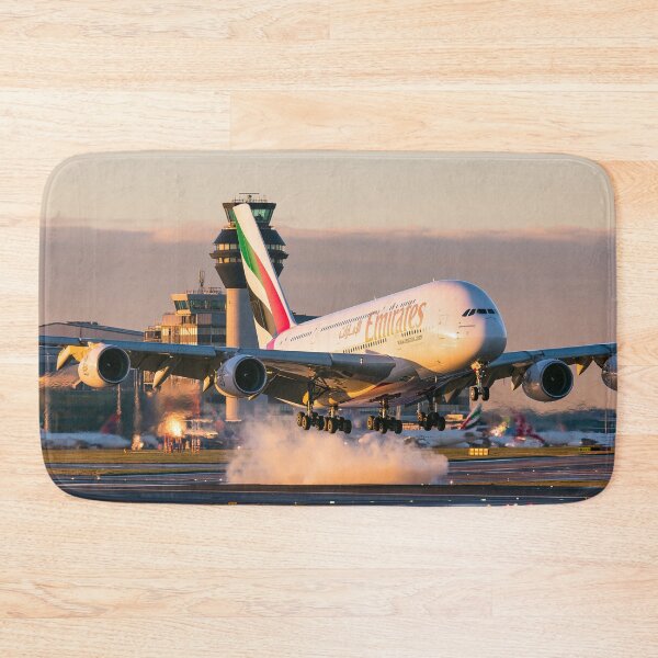 Item preview, Emirates A380 Touchdown At Manchester designed and sold by Skyframe Aviation.