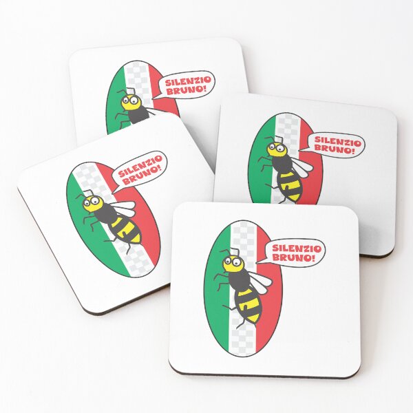 Item preview, Talking Wasp Silenzio Bruno Over The Italian Flag designed and sold by MoonliteCrafts.