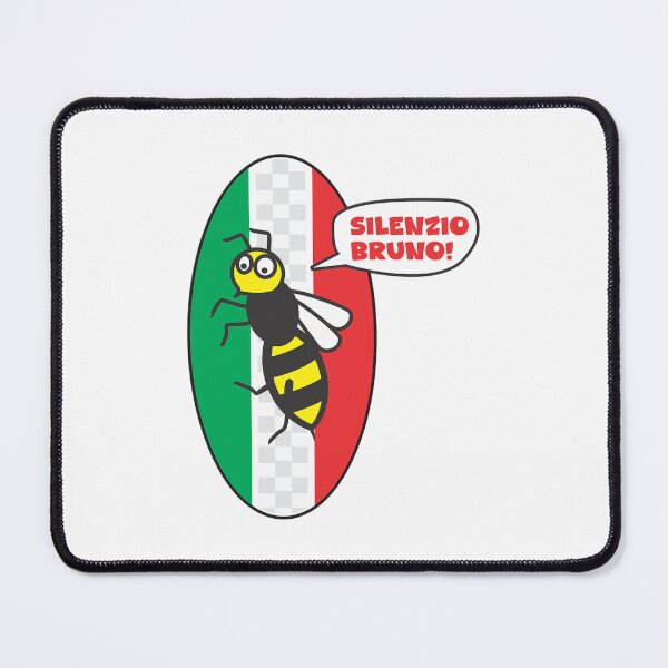 Item preview, Talking Wasp Silenzio Bruno Over The Italian Flag designed and sold by MoonliteCrafts.