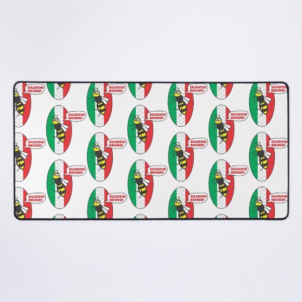 Item preview, Talking Wasp Silenzio Bruno Over The Italian Flag designed and sold by MoonliteCrafts.