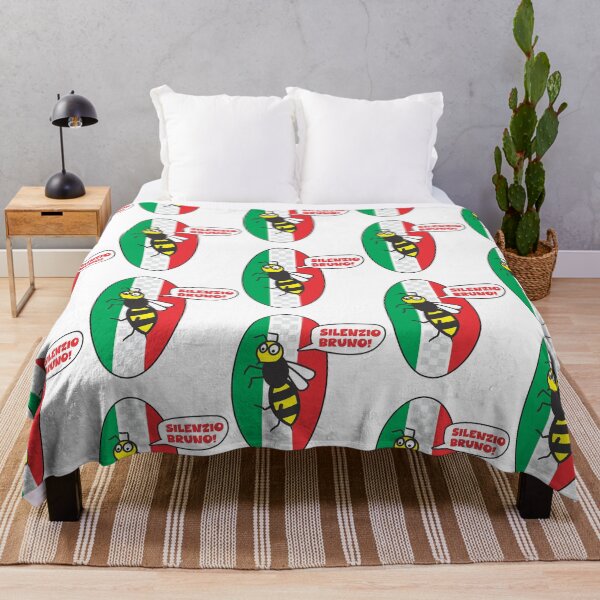 Item preview, Talking Wasp Silenzio Bruno Over The Italian Flag designed and sold by MoonliteCrafts.