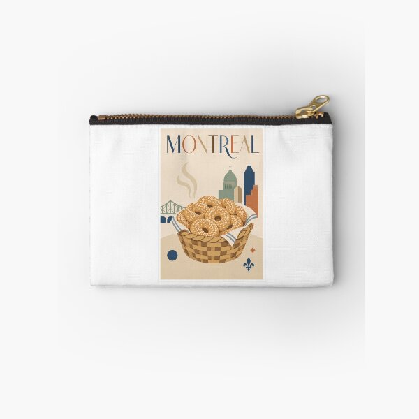 Item preview, Montreal Canada Bagels Travel Vintage Poster designed and sold by Beyond Destinations.