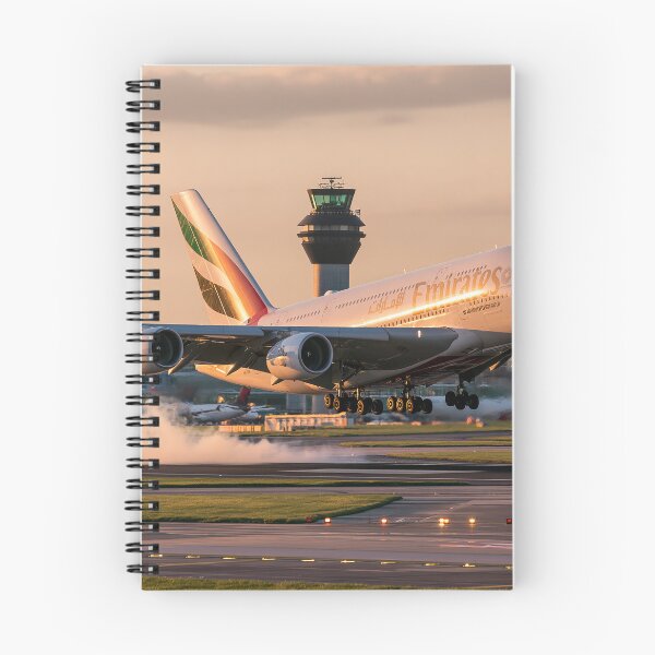 Item preview, Emirates A380 Golden Hour Arrival designed and sold by Skyframe Aviation.