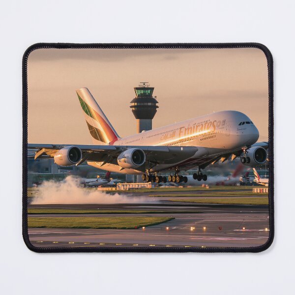 Item preview, Emirates A380 Golden Hour Arrival designed and sold by Skyframe Aviation.