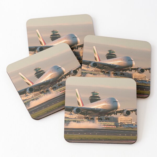 Item preview, Emirates A380 Manchester Airport Arrival designed and sold by Skyframe Aviation.