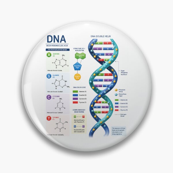 Item preview, DNA Structure with nucleotides designed and sold by Jyoti  Rajput.