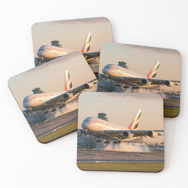 Item preview, Emirates A380 Touching Down designed and sold by Skyframe Aviation.