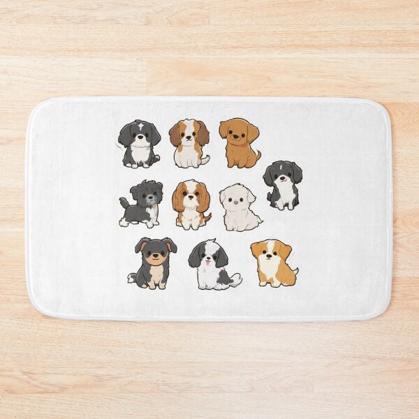 Item preview, Cute Puppy Dog Breeds Kawaii Pet Lover designed and sold by NicolasGlowArt.