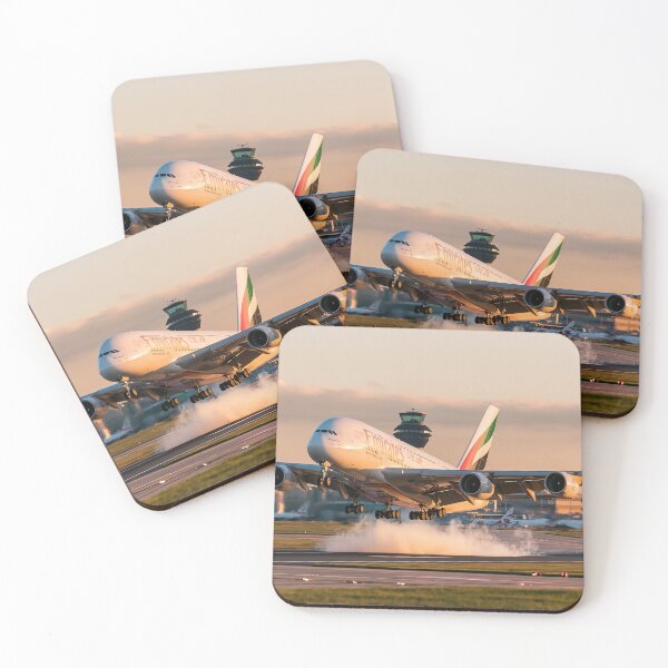 Item preview, Emirates A380 On Final Approach designed and sold by Skyframe Aviation.